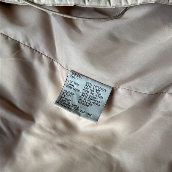 1 Madison Tan Puffer Jacket with Stand-Up Collar and Insulation - Picture 13 of 14